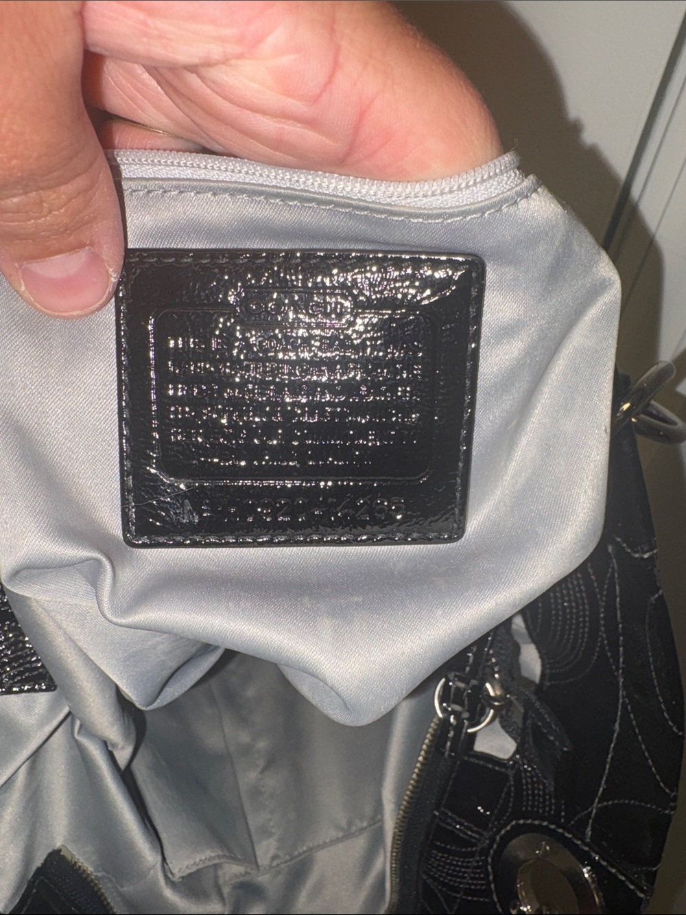 Coach Alex Black Patent Leather style # 14265 - Picture 5 of 5